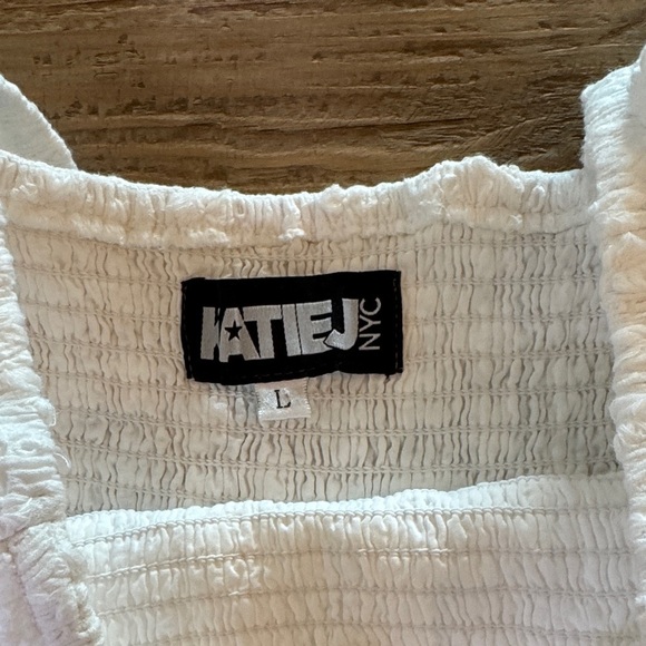 Katie J NYC White Kids Mini Dress - Picture 3 of 5